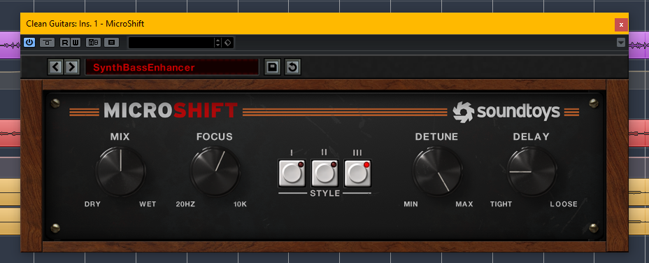 Soundtoys Microshift Stereo Enhancer Plugin