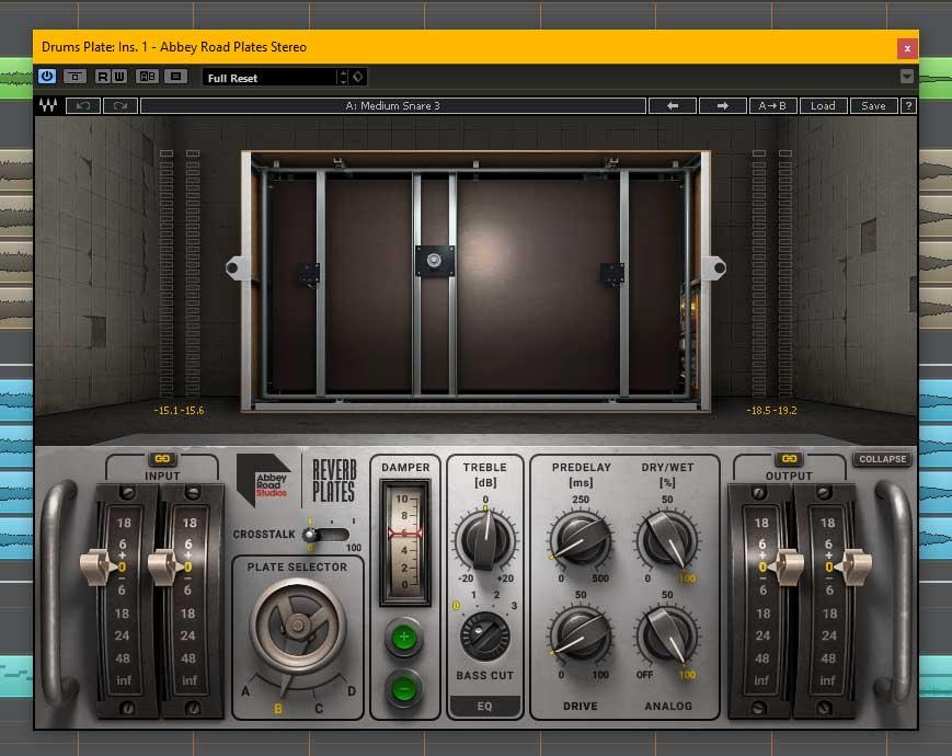 Waves Abbey Road Reverb Plates Reverb Plugin