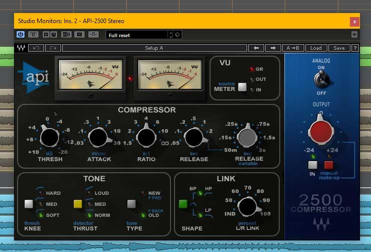 Waves API 2500 Compressor Plugin