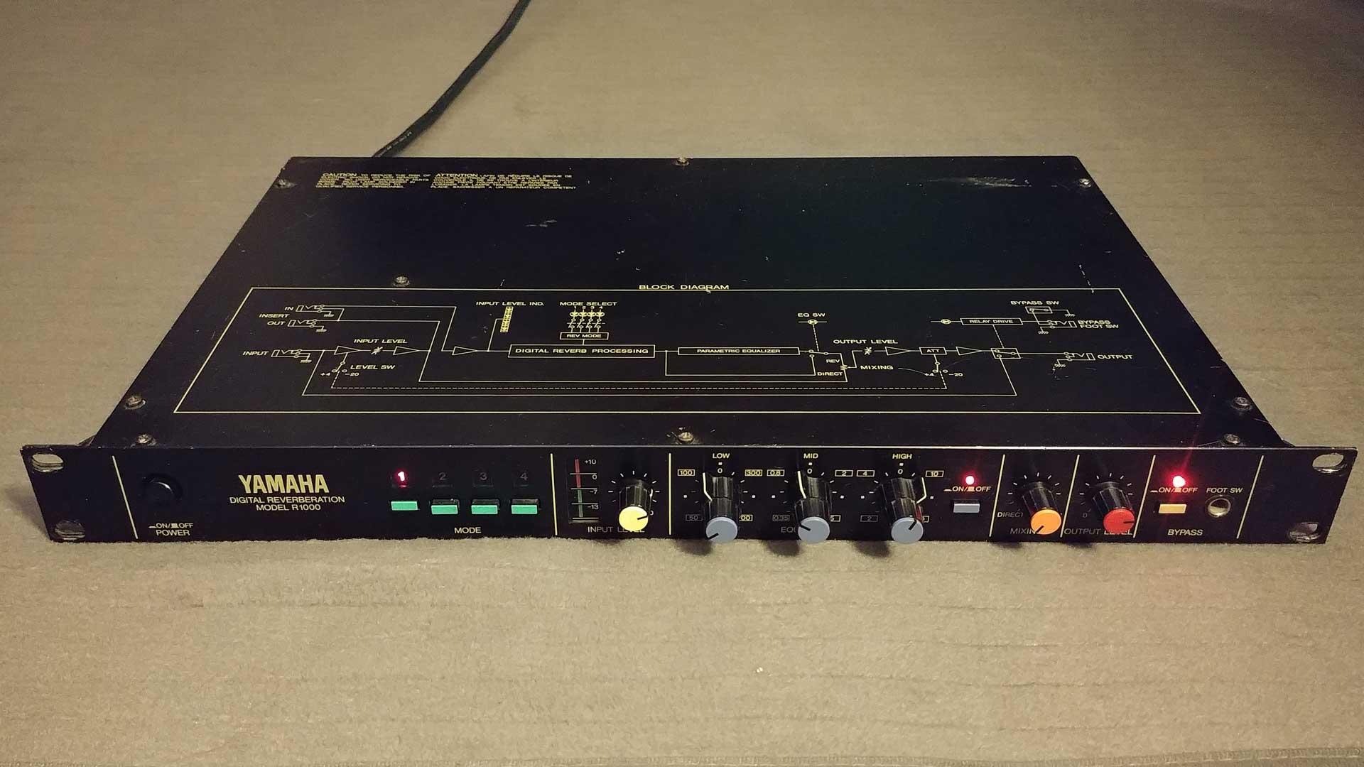 1984 Yamaha R1000 Digital Reverberation Full Front